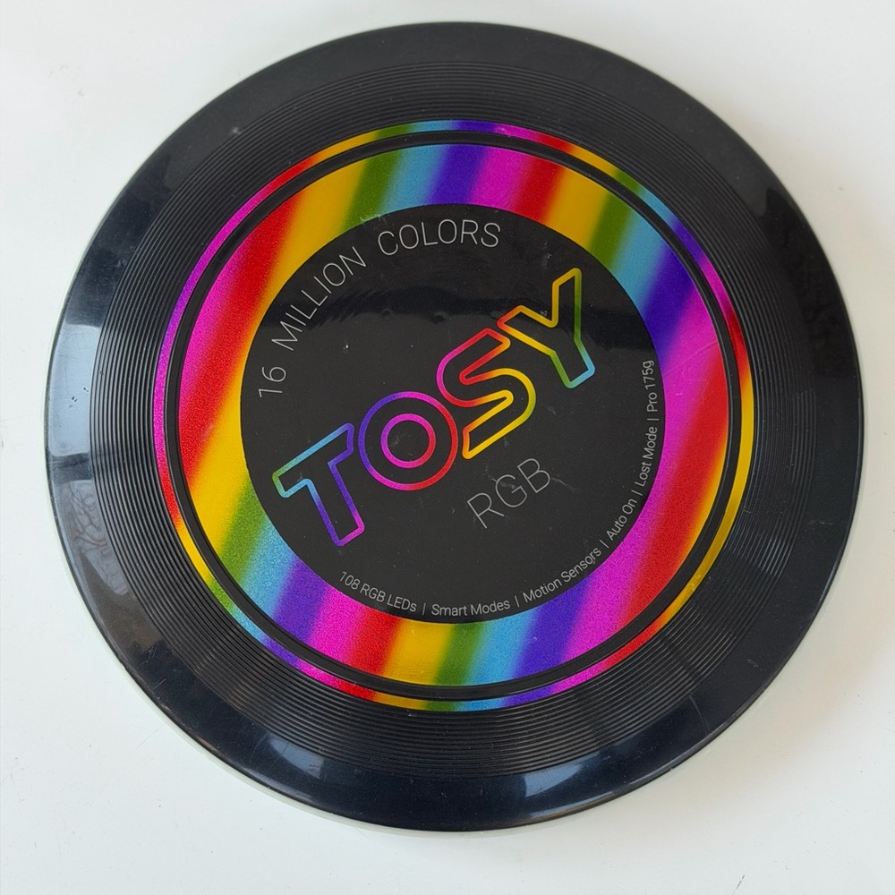 TOSY 16 Million Colors Flying Disk 108
RGB LED Smart Modes Motion Sensor